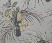 Tapet Le Toucan, Soft Grey Luxury Bird, 1838 Wallcoverings, 5.3mp / rola