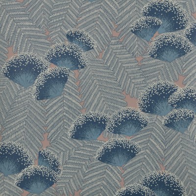 Tapet Clarice, Soft Blue Luxury Art Deco, 1838 Wallcoverings, 5.3mp / rola, Tapet living 