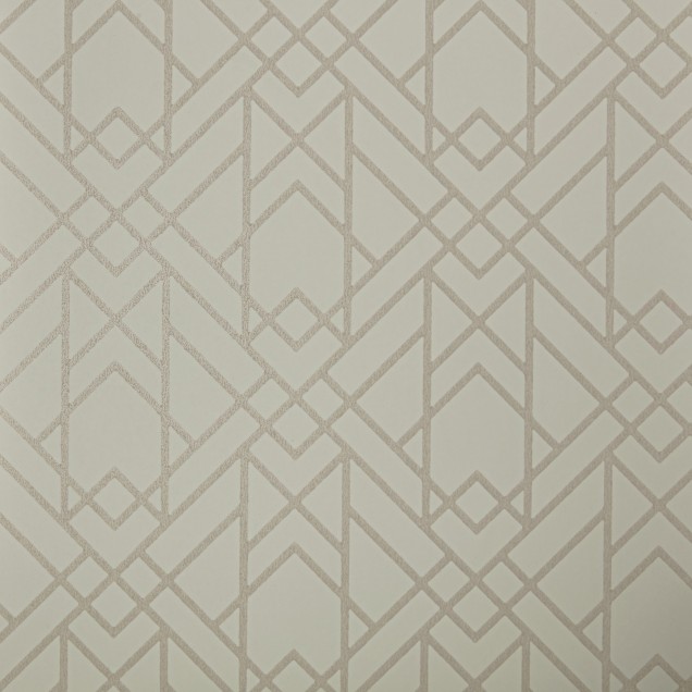 Tapet geometric cu un design elegant în nuanțe neutre de nisip, ideal pentru dormitoare, livinguri sau birouri.