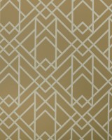Metro, Mustard Yellow Luxury Geometric, 1838 Wallcoverings, 5.3mp / rola