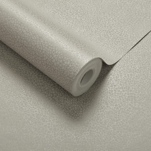 Tapet cu textura craclata luxoasa, in nuante neutre de nisip.