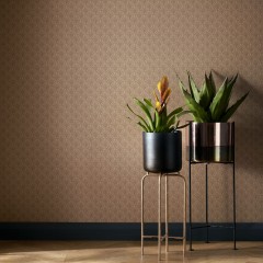 Tapet Elodie, Honey Beige Luxury Art Deco, 1838 Wallcoverings, 5.3mp / rola