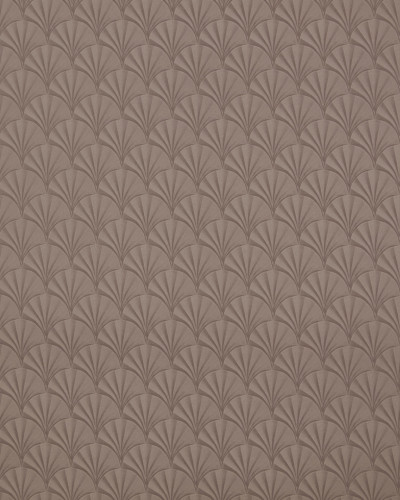 Tapet Coral Pink Luxury Art Deco cu un model de evantai sofisticat, arătând un design rafinat, perfect pentru a adăuga o notă de eleganță și sofisticare spațiului dumneavoastră.