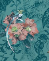Hedgerow, Mineral Green Luxury Feature, 1838 Wallcoverings, 5.3mp / rola