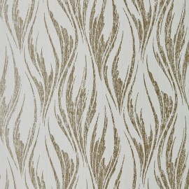 Tapet Ripple, Shimmer Gold and Cream Luxury Feature, 1838 Wallcoverings, 5.3mp / rola