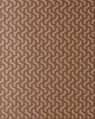 Tapet geometric, model Rattan Burnt Orange Luxury Geometric, 5.3 mp / rola.