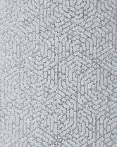 Tapet geometric argintiu, cu un model texturat, pentru decorarea pereților