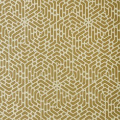 Tapet Willow, Honey Yellow Luxury Geometric, 1838 Wallcoverings, 5.3mp / rola