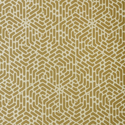 Tapet geometric hexagonal de culoare galben miere, cu model subtil si elegant.