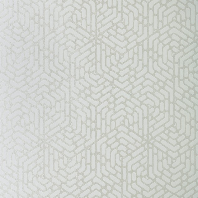 Tapet cu model geometric elegant, Willow, Pearl Cream Luxury Geometric, 5,3mp/rola