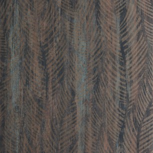 Tapet Bramble, Caramel Brown Luxury Leaf, 1838 Wallcoverings, 5.3mp / rola