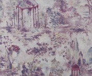 Tapet Pavilion, Rose Pink Luxury Toile, 1838 Wallcoverings, 7mp / rola