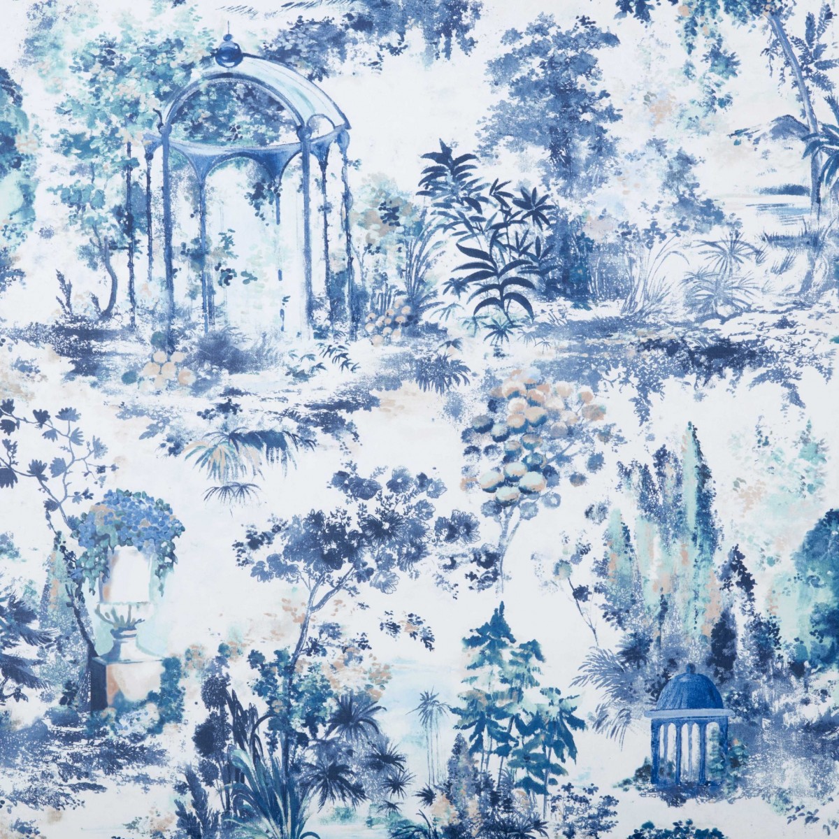 Tapet 1838 Wallcoverings 1838-2109-153-02. Conține culorile: Alb, Alb Semnal, Albastru, Albastru-Violet, Albastru, Albastru Porumbel, Turcoaz, Turcoaz Pastel, Bej, Bej Gri