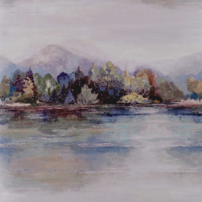 Tapet cu peisaj Lakeside, Sunset Pink Luxury Landscape, 1838 Wallcoverings, 5.3mp / rola