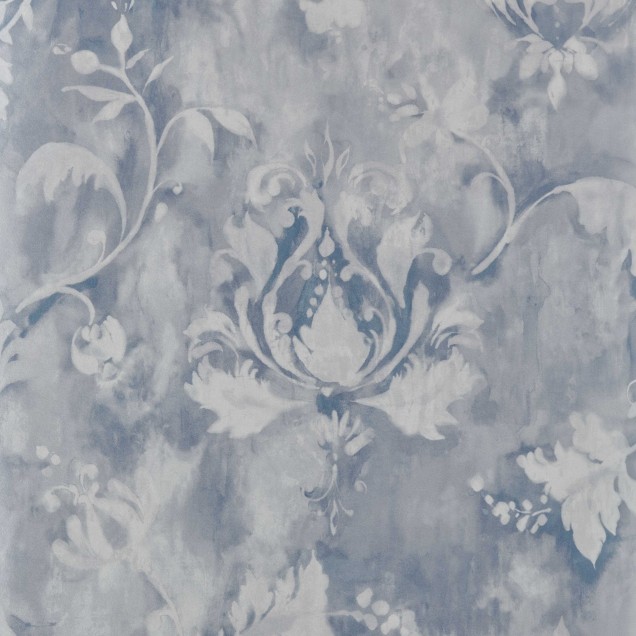 Tapet Ornamenta Pewter Grey Luxury Damask - un tapet elegant cu design modern, perfect pentru a crea o atmosferă sofisticată în orice cameră.