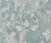 Tapet Ornamenta, Aqua Green Luxury Damask, 1838 Wallcoverings, 5.3mp / rola