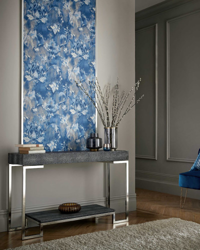 Tapet Ornamenta Indigo Blue Luxury Damask