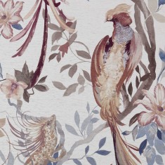 Tapet Bird Sonnet, Chambray Blue Luxury Paperweave, (fibre naturale), 1838 Wallcoverings, 5.1mp / rola