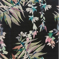Tapet Essence, Sable Black Luxury Floral, 1838 Wallcoverings, 5.3mp / rola