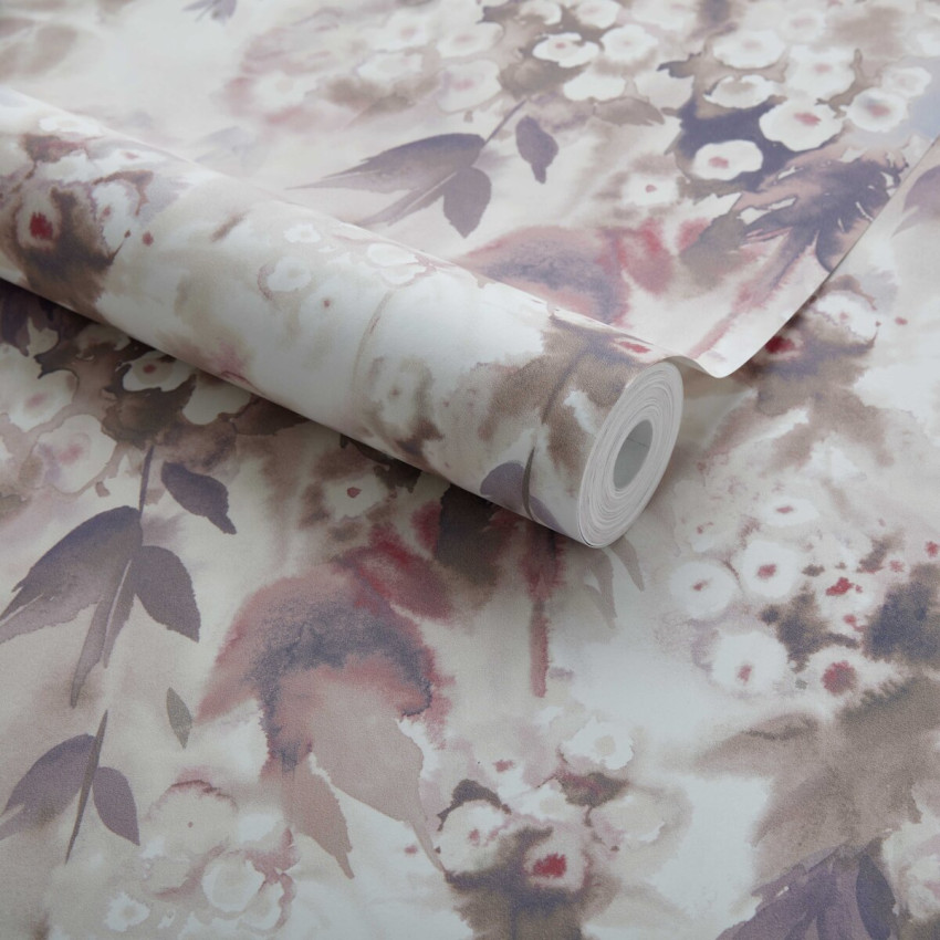 Tapet floral de lux, Cascade, Cornflower Blue Luxury Floral