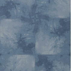 Tapet Crystalline, Agate Blue Luxury Tile, 1838 Wallcoverings, 5.3mp / rola
