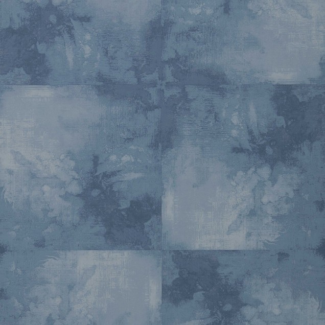Tapet Crystalline Agate Blue Luxury Tile, 1838 Wallcoverings, 5.3mp / rola