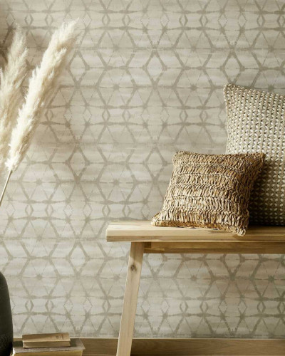 Tapet geometric cu un design minimalist si o culoare neutră