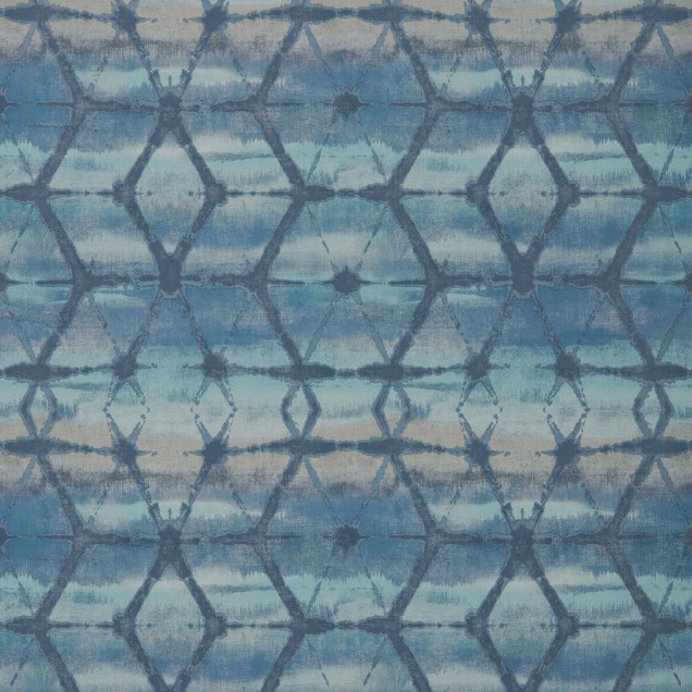 Tapet geometric modern, Mineral, Agate Blue Luxury Geometric, cu design subtil, elegant și modern.