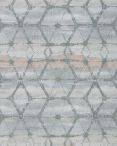 Tapet geometric cu design inspirat de marmură în nuanțe de gri și roz pal