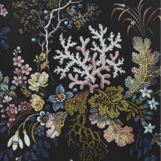 Tapet Killburn's Coral, Midnight Black, 1838 Wallcoverings, 5.3mp / rola