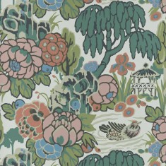 Tapet Mandarin Garden, Coral, 1838 Wallcoverings, 5.3mp / rola