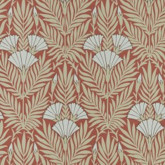 Tapet Floral Fanfare, Coral, 1838 Wallcoverings, 5.3mp / rola