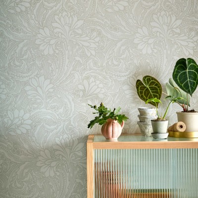 Tapet cu model floral elegant, Natural Cream