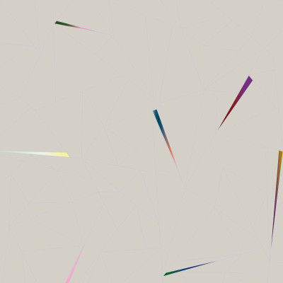 Tapet cu design geometric modern și accente colorate