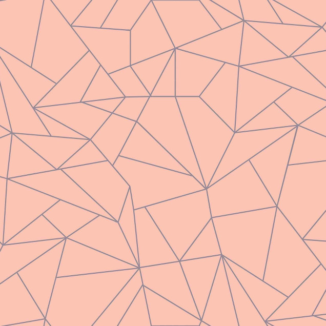 Tapet cu design geometric somon pentru un interior modern