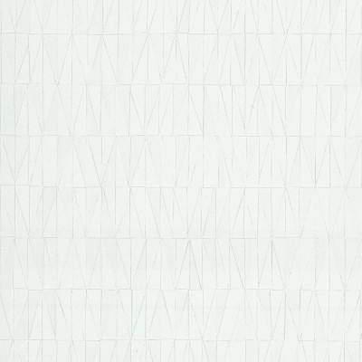 Tapet alb cu model geometric