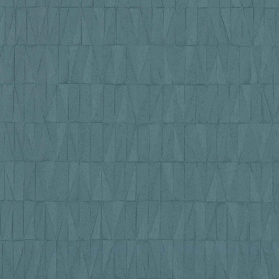 Tapet geometric albastru cu textură subtilă