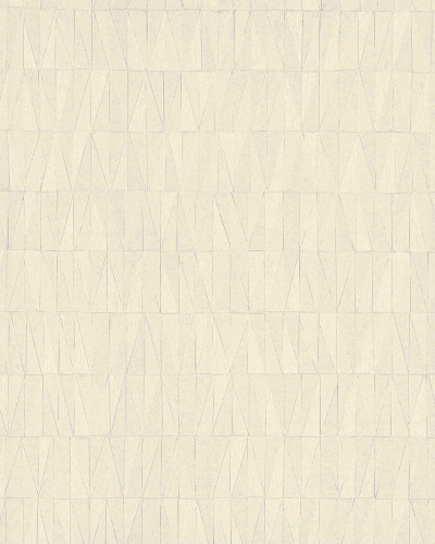 Tapet cu design geometric in nuante de bej
