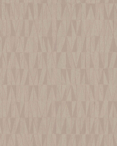 Tapet texturat bej cu model geometric