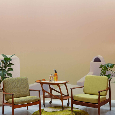 Tapet lavabil Formentor Pink cu design modern