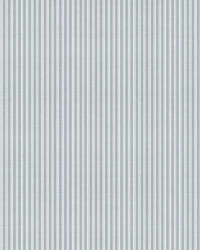 Tapet lavabil cu dungi subtile, Stripe 0.7 Principe, in decorul unei camere cu o canapea de piele neagra si plante.
