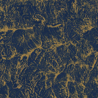 Tapet albastru-auriu cu model abstract