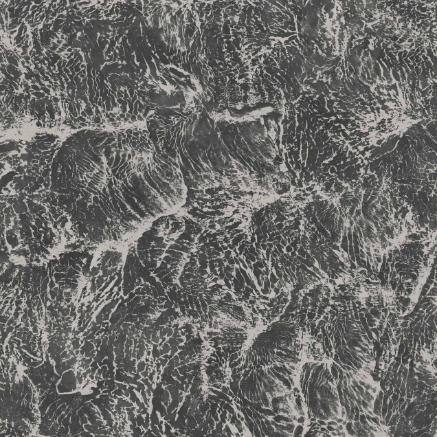 Tapet texturat sepia pe perete într-un interior modern