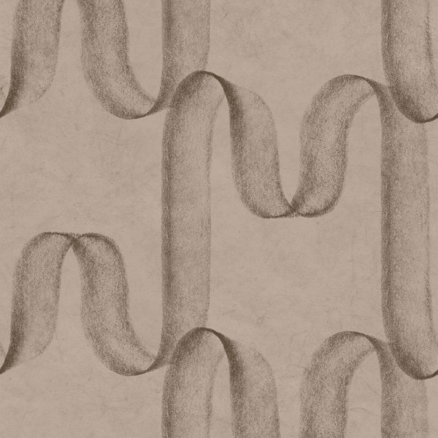Tapet decorativ cu design grafic elegant, nuanțe de gri și taupe