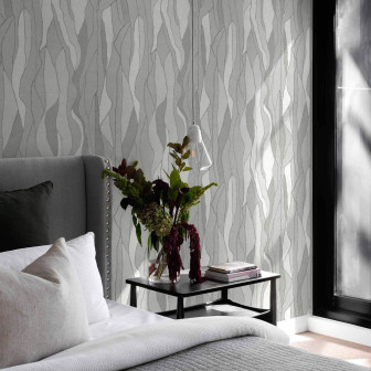Tapet elegant cu design abstract în nuanțe de gri