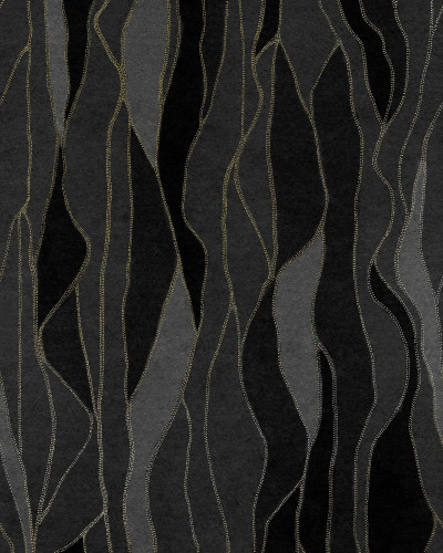 Tapet cu design abstract într-un living modern