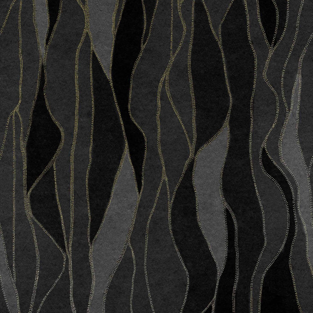 Tapet cu design abstract într-un living modern