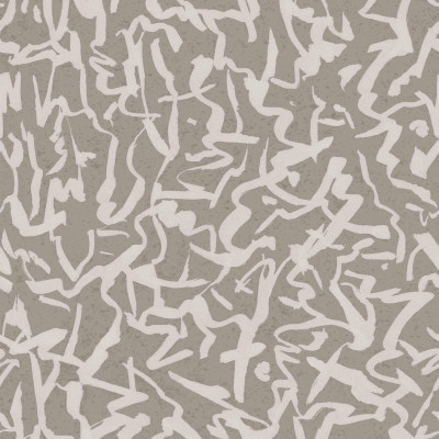 Tapet abstract cu linii fluide albe pe fundal texturat maro