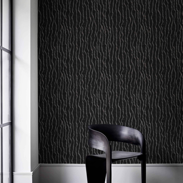 Tapet cu design abstract în living modern