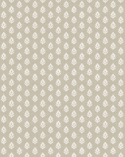 Tapet bej cu motiv floral în decor interior